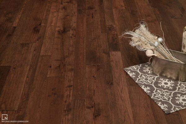 Naturally Random Flooring - Marsala Width Medallion FMH 3" Floors 5" 7-1/2" Aged Hickory